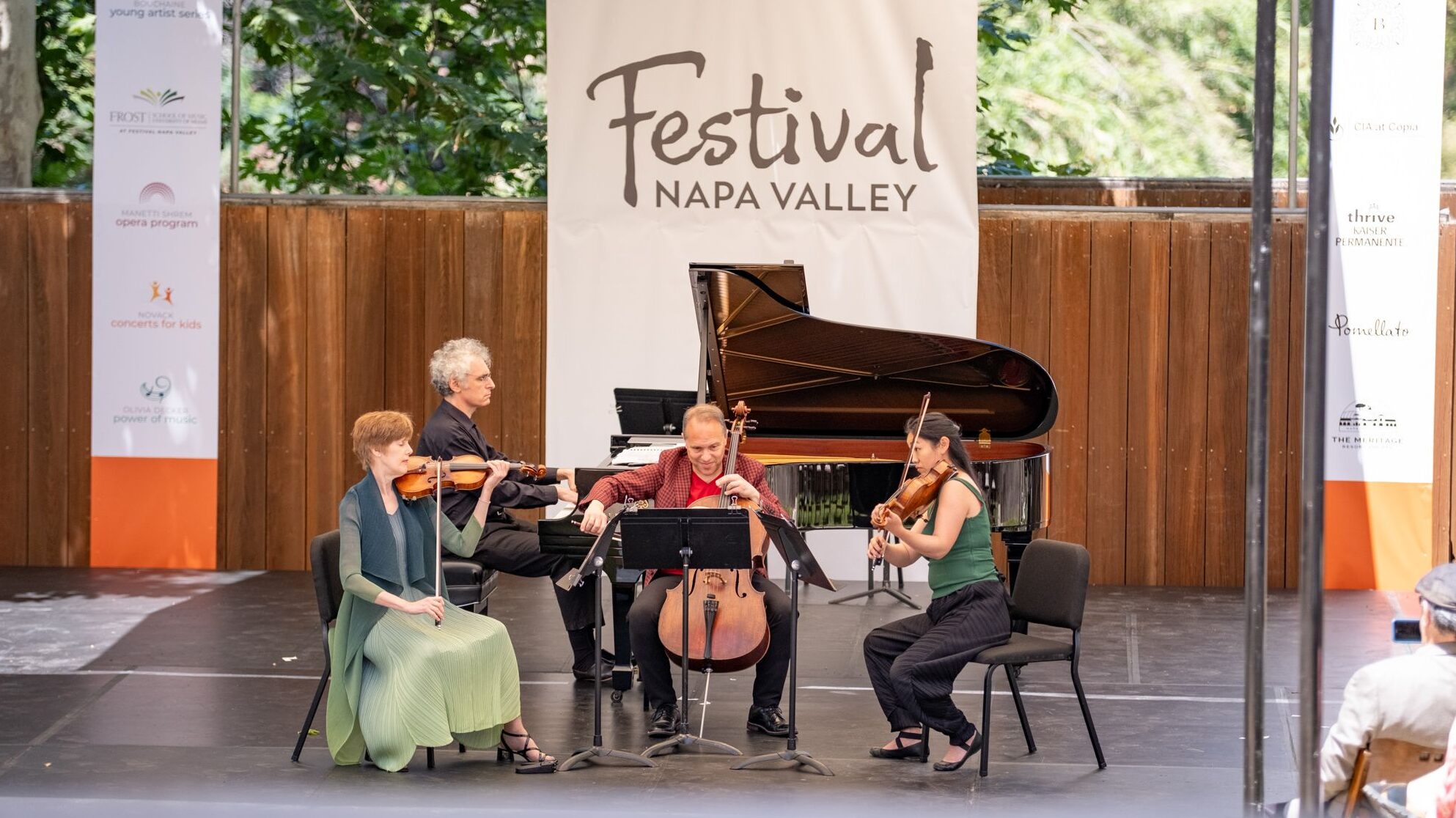 Festival Napa Valley faculty playing a concert